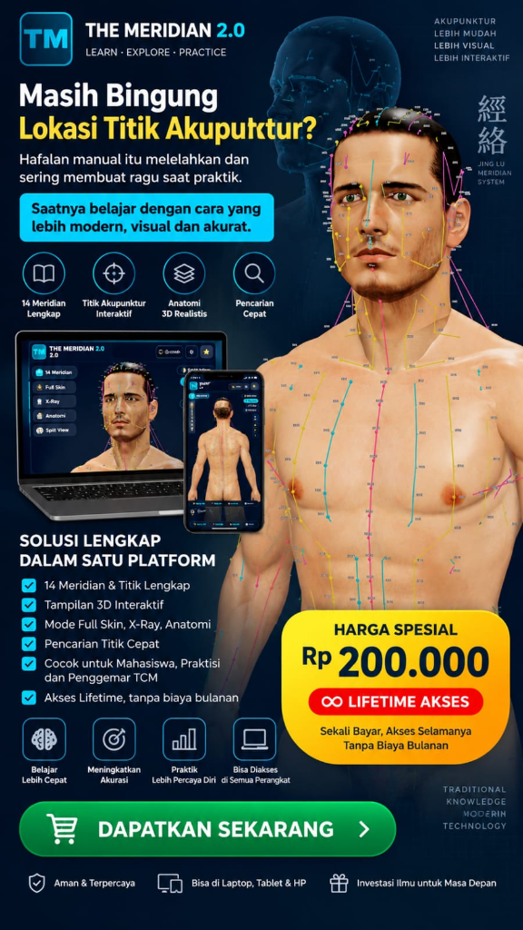 The Meridian 2.0 - Solusi Lengkap Akupuntur 3D